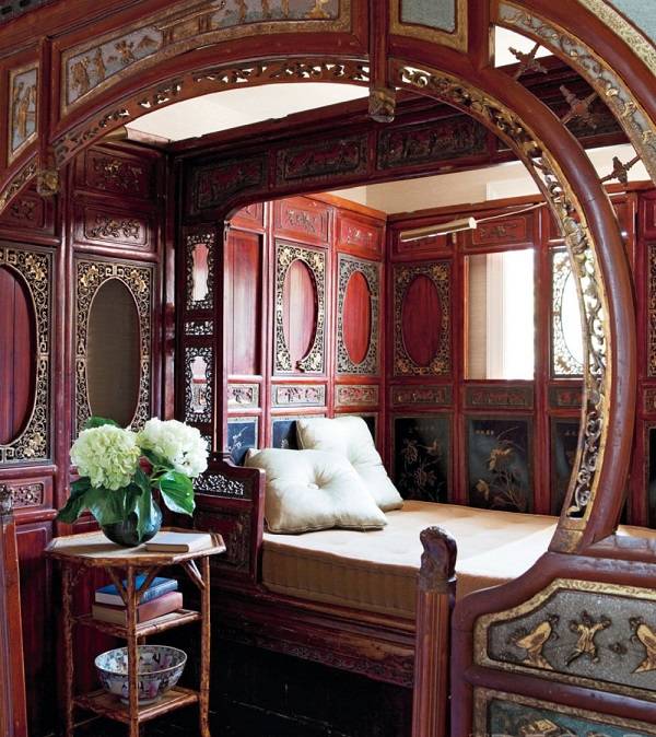 Phòng ngủ nhỏ phong cách Trung Hoa